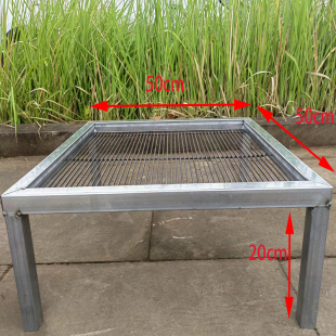 大号户外烧烤架子家m用烧烤炉木炭烧烤桌商用摆摊加大特厚烤桌方