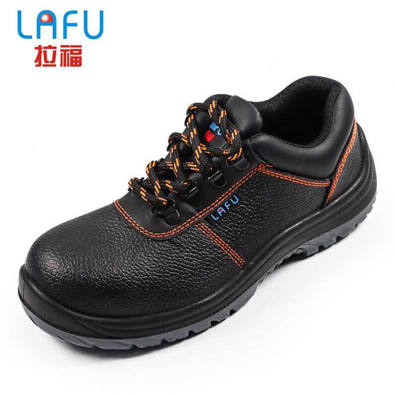 现货拉福(LAFU)LF6801劳保鞋聚氨酯底防砸防穿刺防静电耐油耐弱