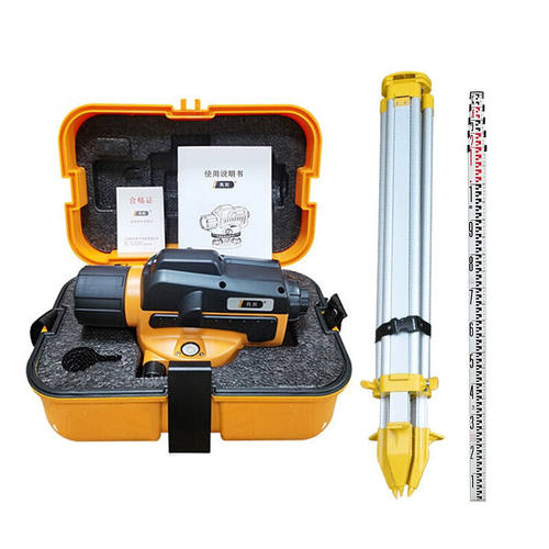 激光水准仪高精度工程测量32倍自动安平室内外工程高差测绘仪器