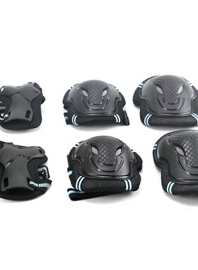 6pcs/set Skating Protective  Set Elbow pads Bicycle Skateboa