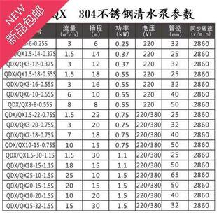 304不锈钢潜水泵380v耐高温腐蚀酸碱工业污水泵33220v井家用高扬