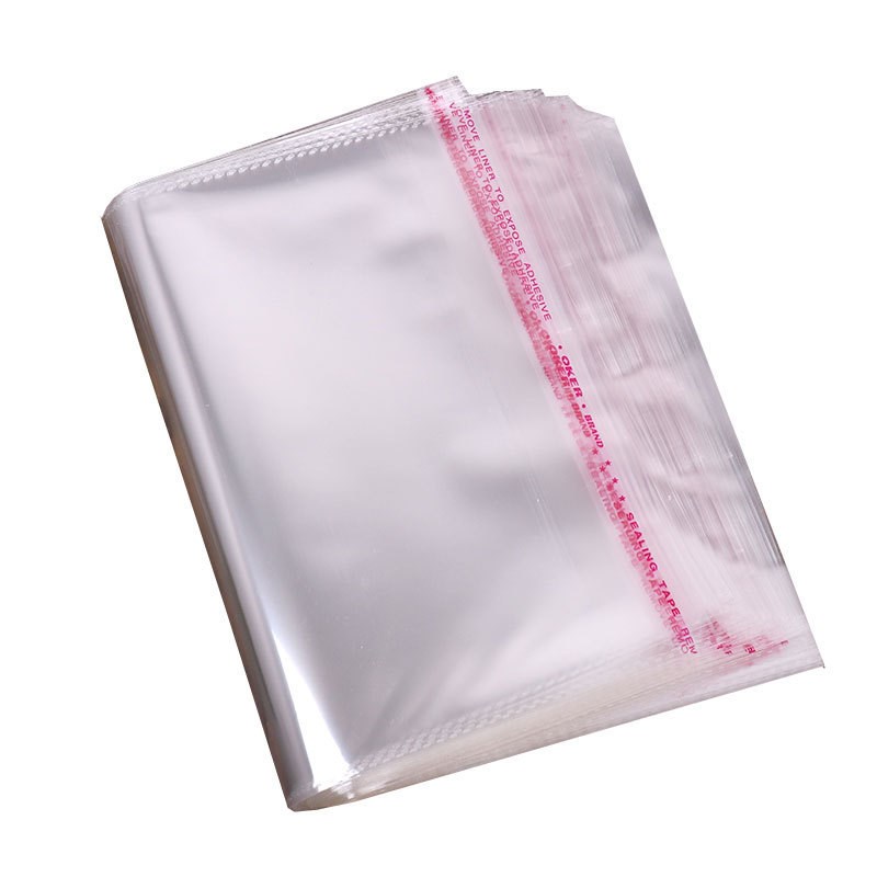 opp袋不干胶自粘袋透明自封袋服装饰品包装袋密封口罩袋定制3新款