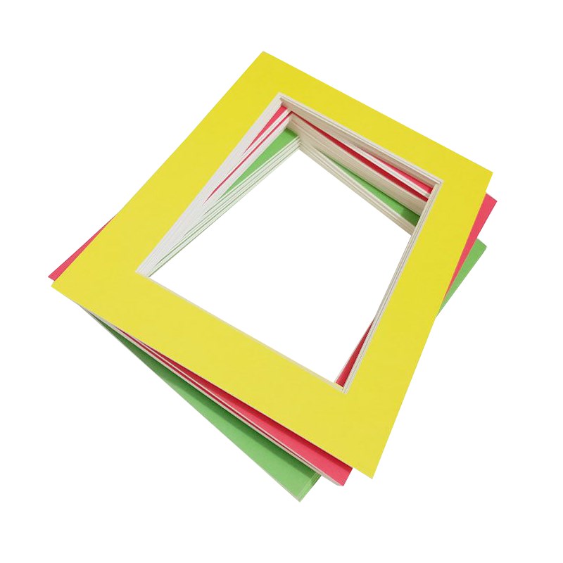 S22830张8j开a4幼儿园学校儿童裱画卡纸单框4开简约美术彩色厚卡