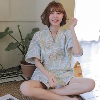 汗蒸服女2024新款加厚和服洋气可爱情O侣大码开衫桑拿洗浴