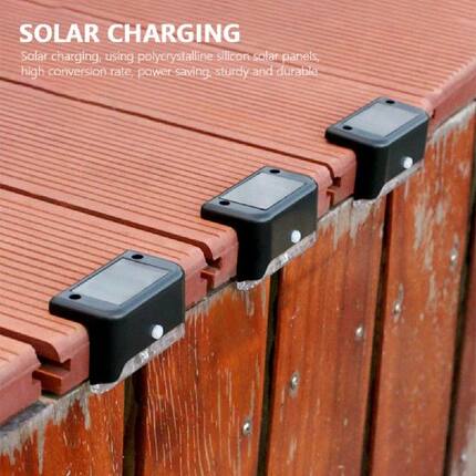 极速Solar Outdoor Light LED Waterproof Stair Wall Light Pass