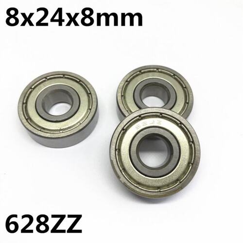 现货10Pcs 628ZjZ 628-2RS 628-2Z R-2480ZZ ball 8x24x8 mm Deep