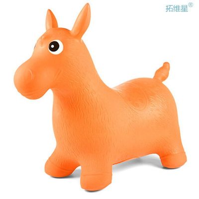 极速1pc Kids Animal Bouncy Horse Hopper Toys Inflatable Boun