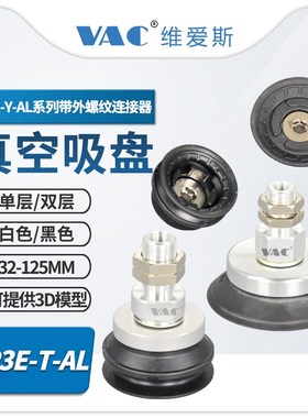 ZP3E-T63BMN-AL14/4125/50/63/80/100/M/UMAL16顶部外螺纹连接器