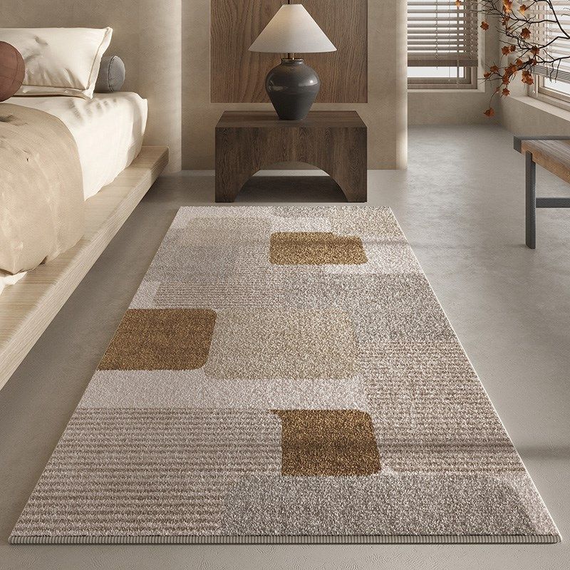 卧室床边地毯客厅日式侘寂风地垫房间耐脏阳台飘窗垫子防滑床边毯,居家布艺,床边毯,淘宝优惠券,粉丝福利购,淘宝优惠卷