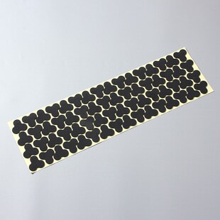 18650锂电池三连环实心耐高温快E巴纸面垫 背胶红岗纸绝缘垫片