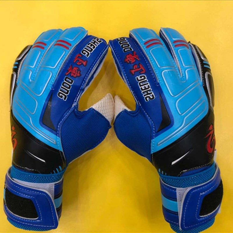 足球装备儿童守门员手套 带护指门将手套 小学生足球护具手套