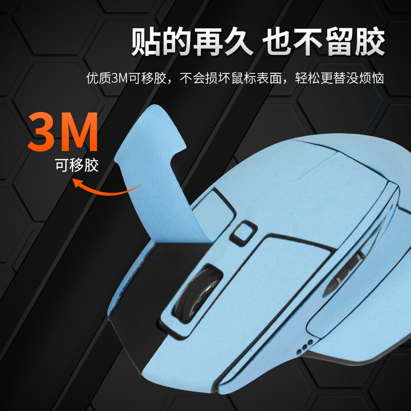 适用罗技MX Master2S贴纸master2止滑贴滑鼠全包手感吸汗全包侧键