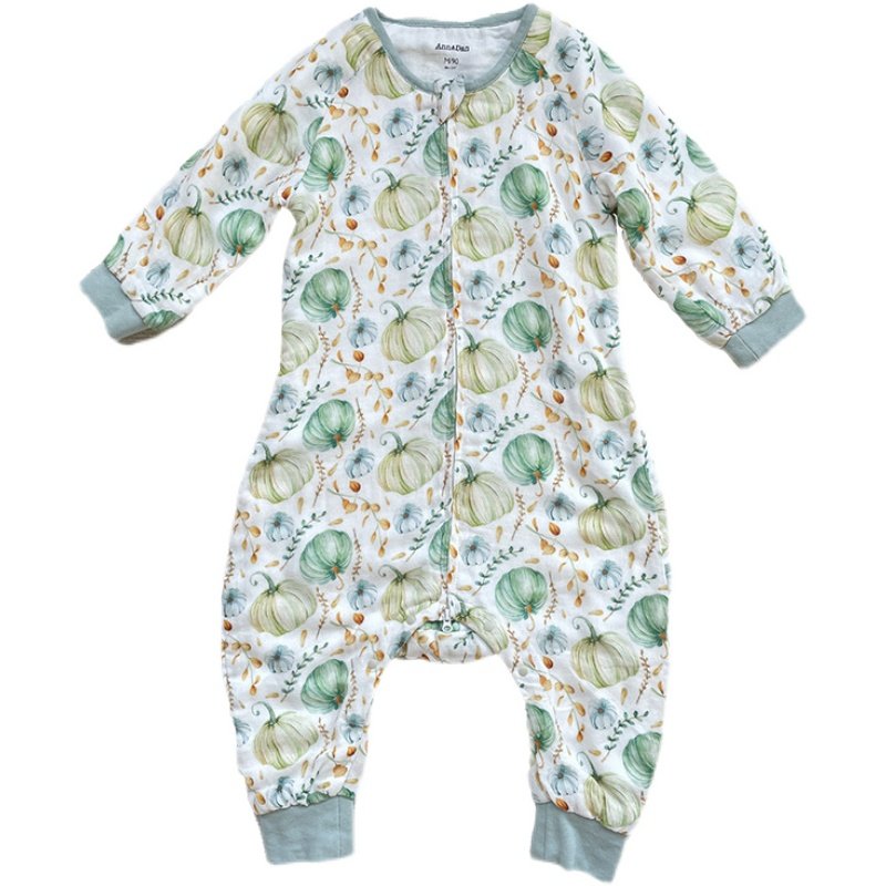 婴儿睡袋夏季薄款双层竹棉纱布九分袖儿童睡衣空调房宝宝分腿睡袋,婴童用品,睡袋/防踢被,淘宝优惠券,粉丝福利购,淘宝优惠卷