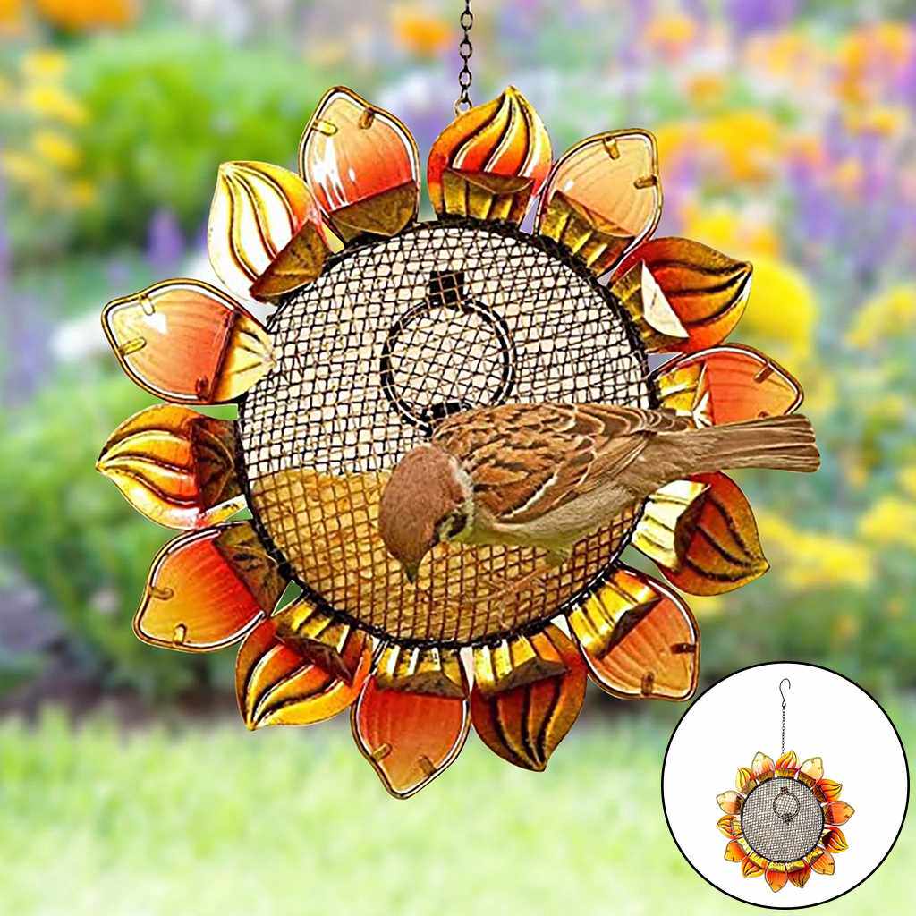 wild bira sued seed pea nut feeder hanging shdped outdoor