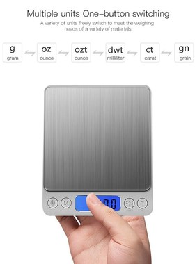 0.5/1/2/3/4/5/10 Kg×1/0.1/0.01g Kitchen Scales High Accurac