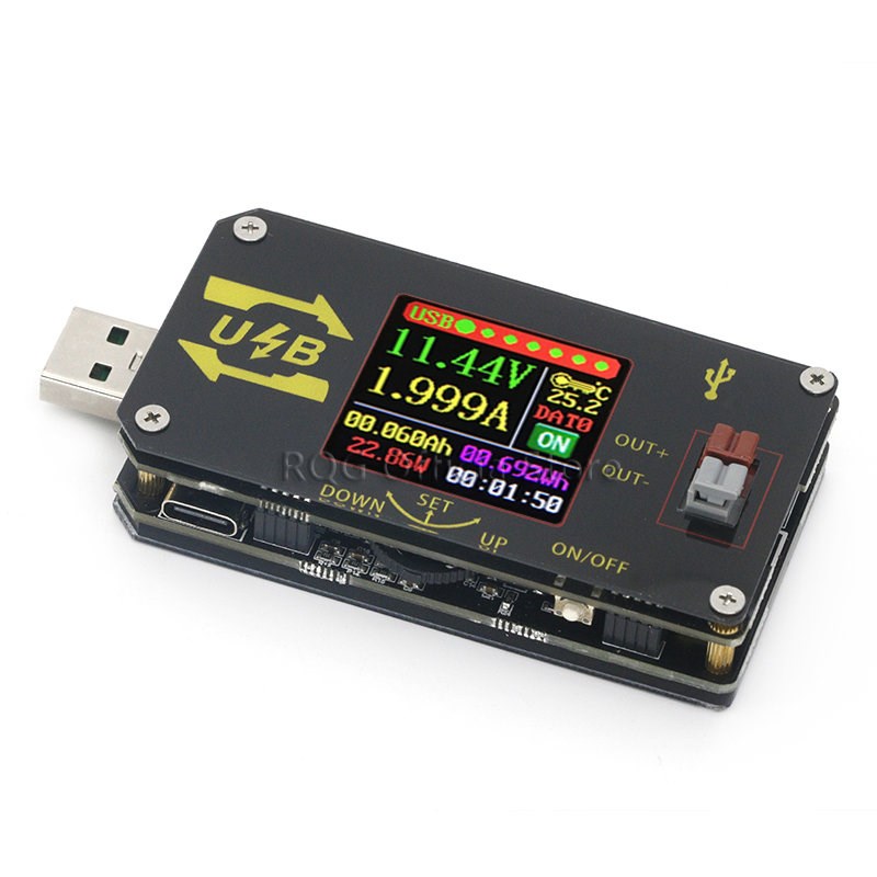 XY-UDP 数控USB彩屏电源升降压模块恒压恒流5V转9V12V24VUSB升压