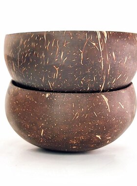 现货Superior Coconut Wood Bowl Wooden Spoon and Fork Se.t Po