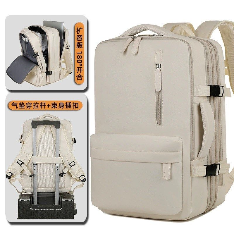背包男士双肩包女款大容量行李包旅行出差防水电脑包书包旅游拉杆