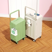 2023新款 宽拉杆行李箱女学生大容量26寸多功能拉杆箱耐用密码 箱子