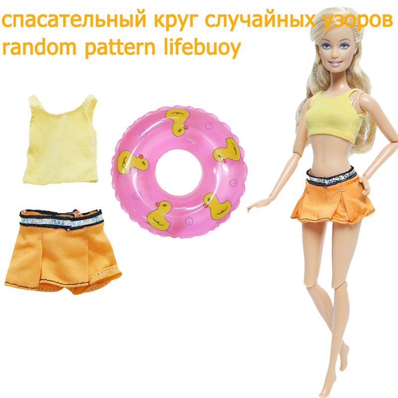 极速Mix Doll Swimwear + Random Lifebuoy / Swimming Rings Swi 玩具/童车/益智/积木/模型 毛绒/玩偶/公仔/布艺类玩具 原图主图