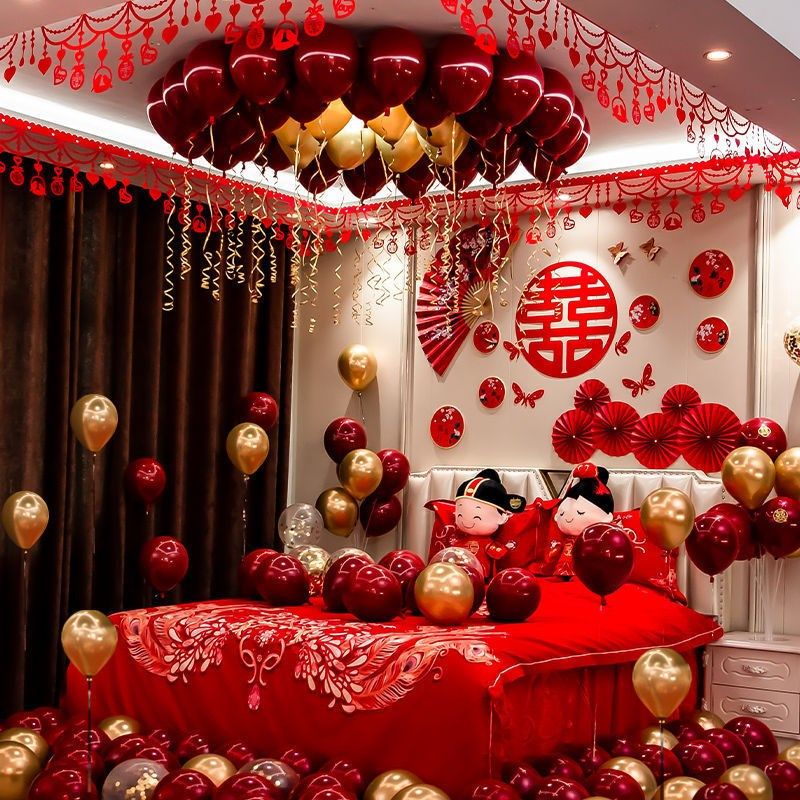 婚房布置简单大气气球结婚装饰装饰套房间装饰男方女方新房用品,畜牧/养殖物资,特种养殖设备,淘宝优惠券,粉丝福利购,淘宝优惠卷