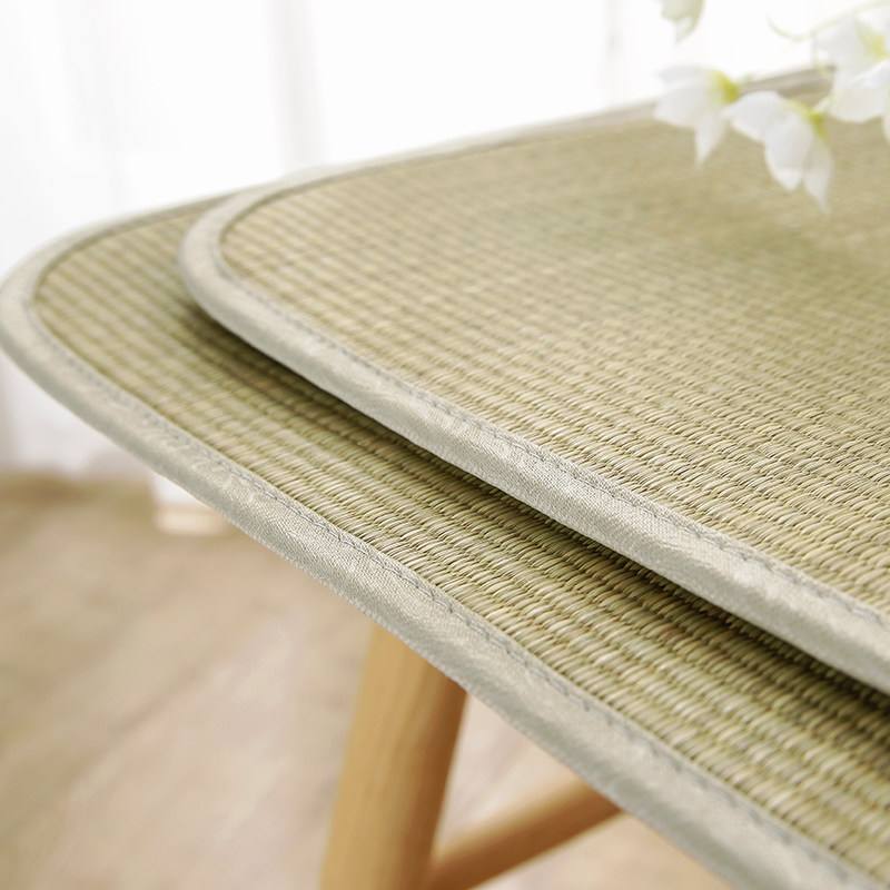 蔺草凉席坐垫夏季屁垫透气凉垫夏天办公室久坐电脑椅子凉坐垫凳子