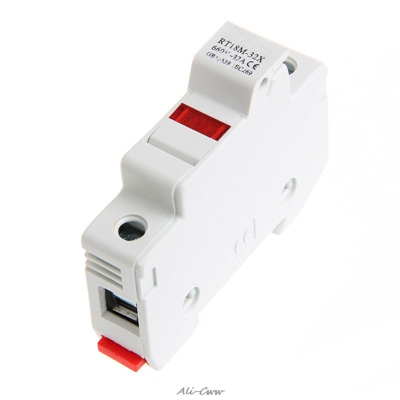 推荐RT18-32X AC 32A 1 Pole 10x38mm DIN Rail Mount Fuse Holde