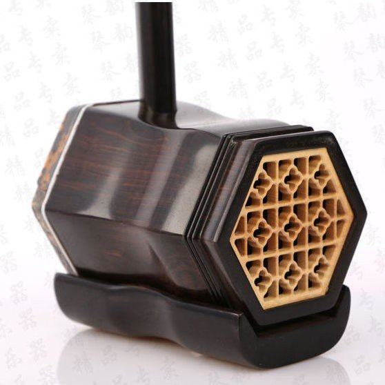 新款苏玉黑檀二胡乐器苏州二胡铜轴大音量成人儿童初学者演奏