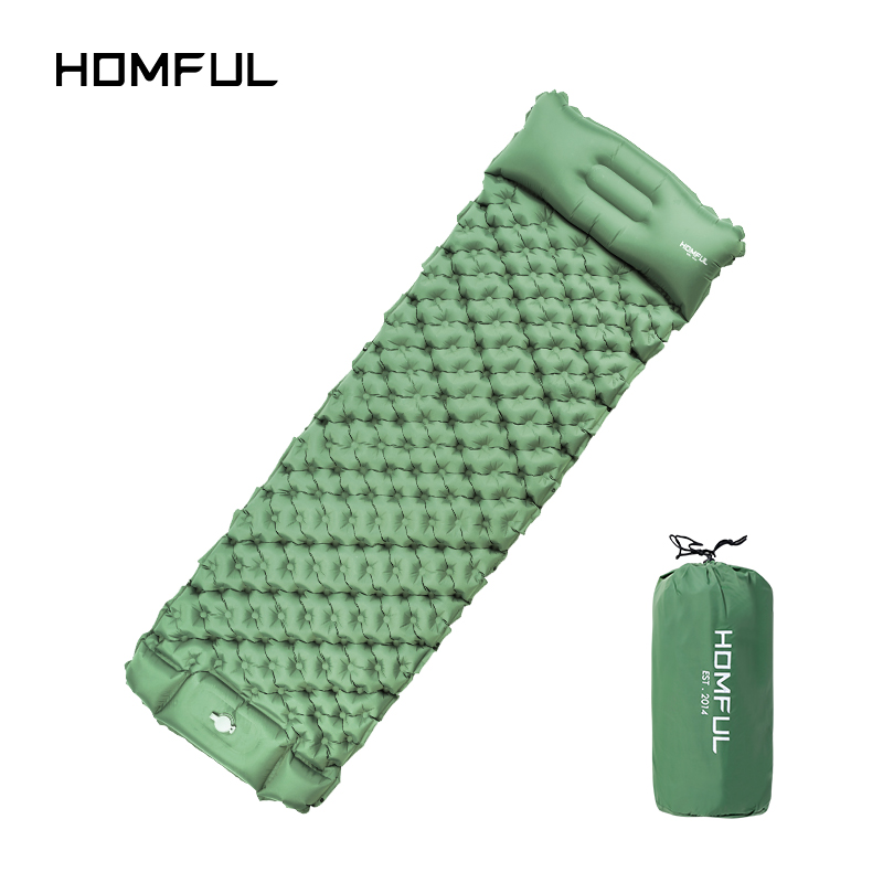 新品HOMFUL Sleeping Pad for Camping Self Inflating Sleeping