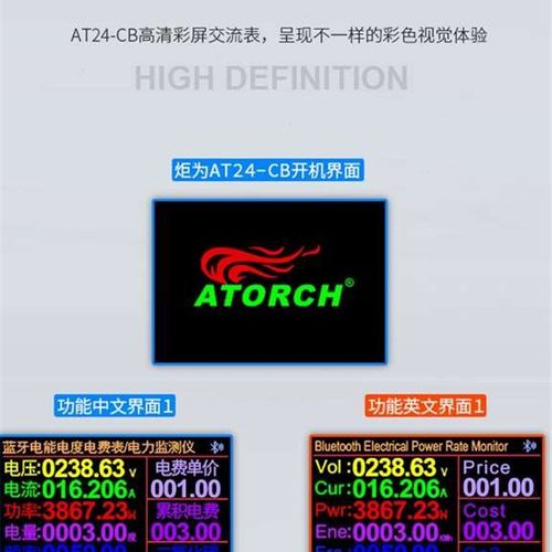 新炬CA为交流数显电压监电流表功率计电力表测P仪电T度表电费表品