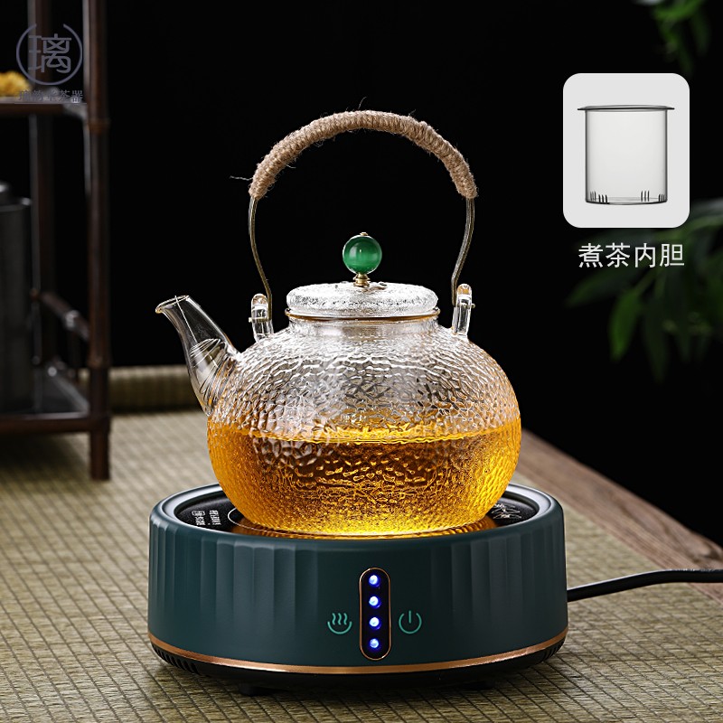 电陶炉茶炉迷你小型家用静音蒸煮茶器玻璃铁壶泡茶光波炉非电磁炉