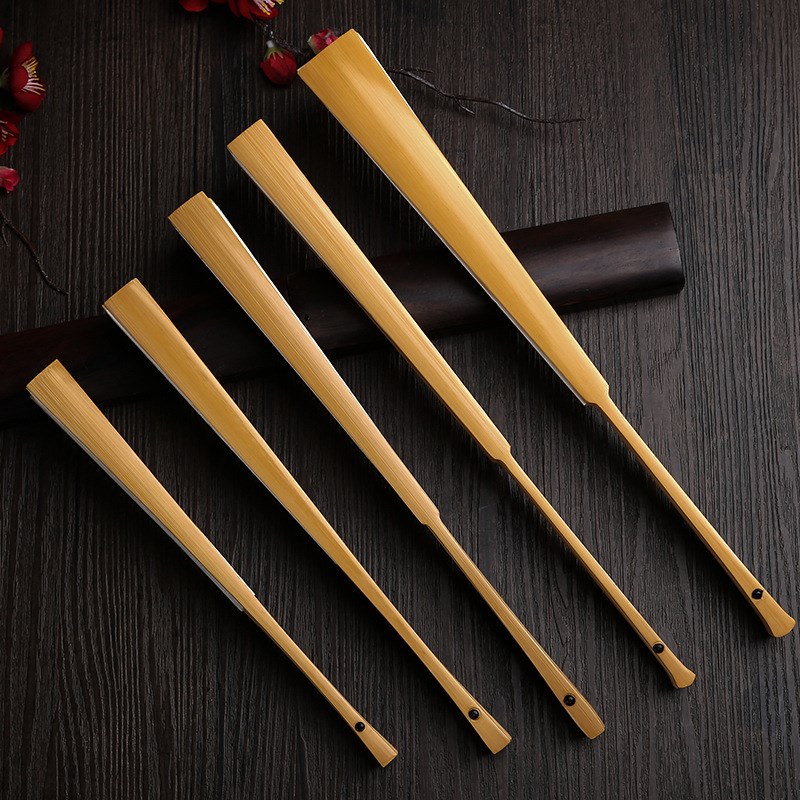 NN0I水d磨玉竹折扇空白苏工宣纸扇面全竹玉骨风男女式入门文玩扇