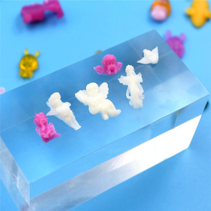 速发3D Angel Series Mold Nail Art Decorations Tiny Beads Sil