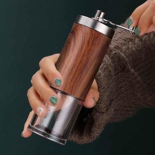 手磨咖啡机小型手摇研咖啡豆研磨机家用便携式可水洗咖啡磨豆机器