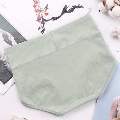 网红[80-150kg] high waist large underwear pure cotton antiba