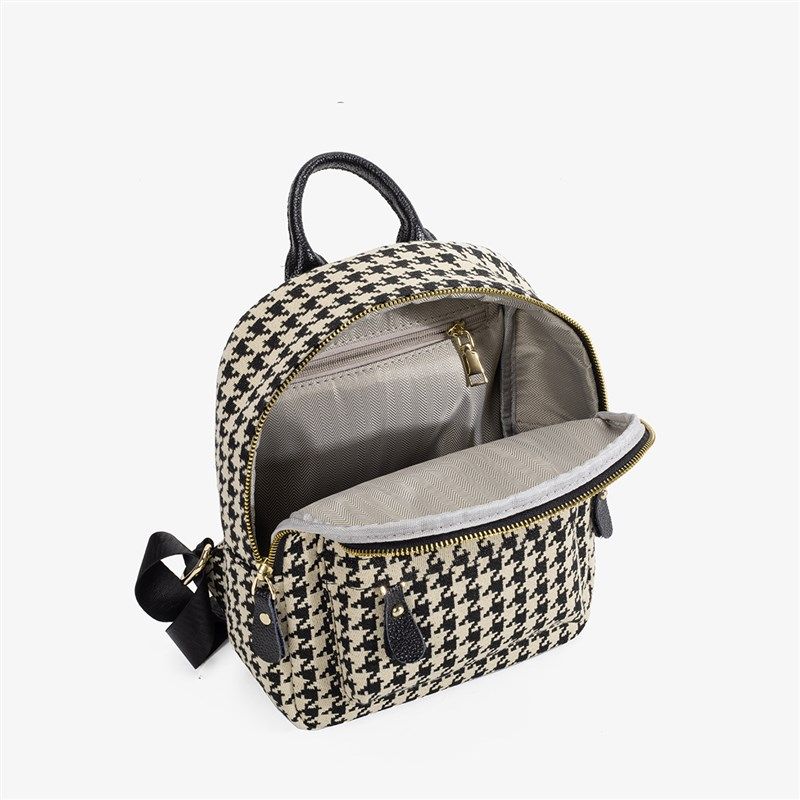 牛津布2024新款百搭双肩包女背包书包帆布女大学生大容量小型通勤