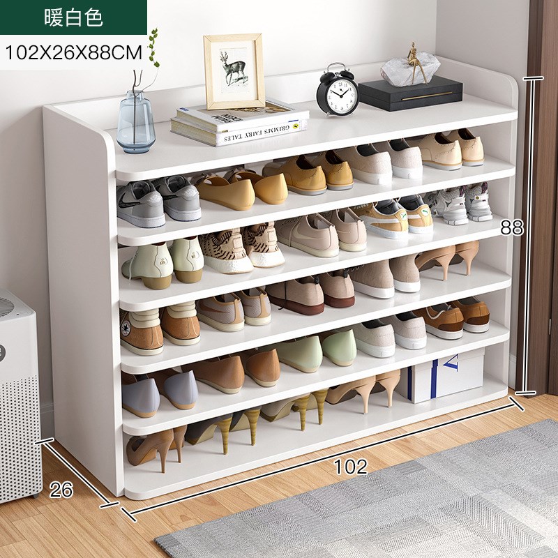 9W家用简易门口鞋架子r分层隔板宿舍收纳架多层置物省空间出租屋