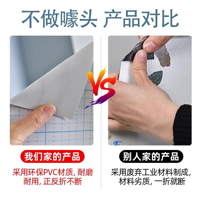 浴室卫生间防水防滑地板贴自粘厨房瓷砖贴加厚耐磨大理石阳台翻新,家居饰品,软装墙贴,淘宝优惠券,粉丝福利购,淘宝优惠卷