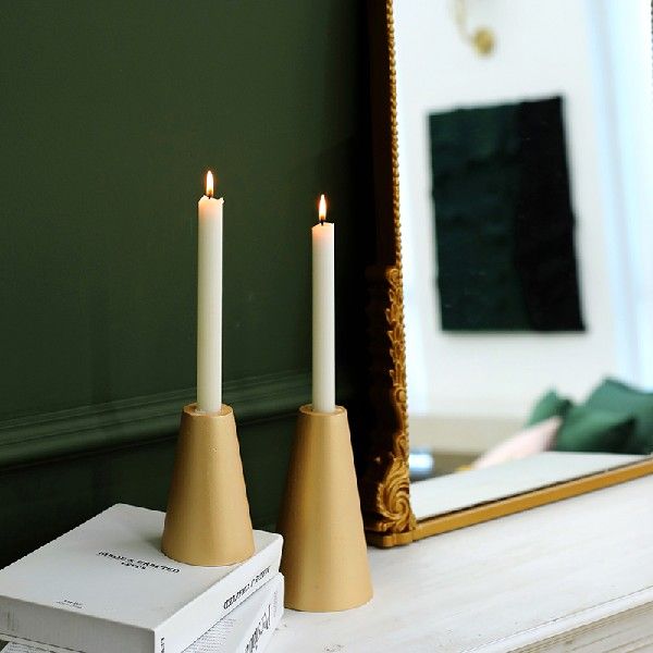 Creativde Home Deloration Candle Holders Gooden Wocd S M