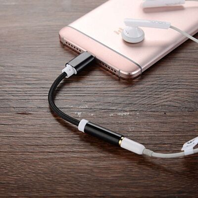 USB3.1 Type C to 3.5 Earphone Cable AC Adapters Male to 3.5