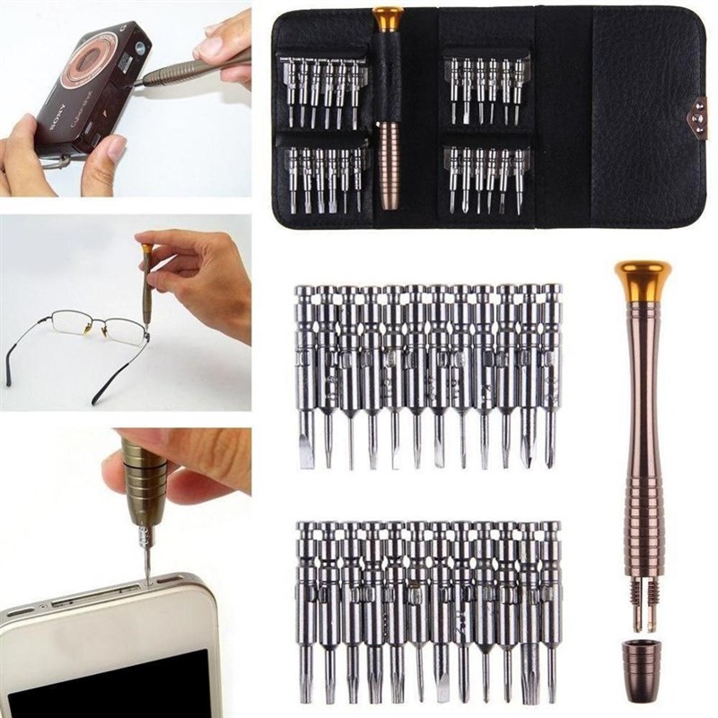 Leather Case 25 In 1 Torx Screwdriver Set Mobile Phone Repai