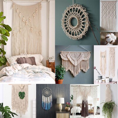 Cotton Cord 2mm x 200m Macrame Cotton Cord for Wall Hanging