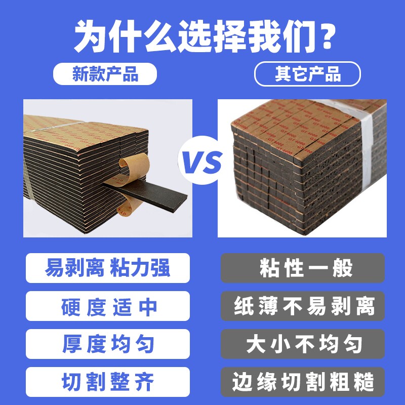 现货国标幕墙f双面胶条中空玻璃门窗固定粘胶条阳光房填缝黑色双