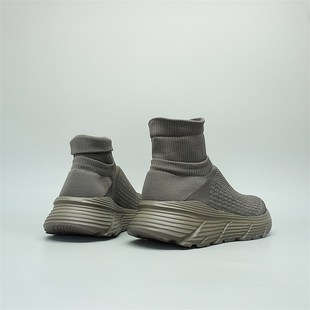 【增高~显高】帅气厚底高帮袜子鞋男女弹力网布一脚蹬超轻运动鞋