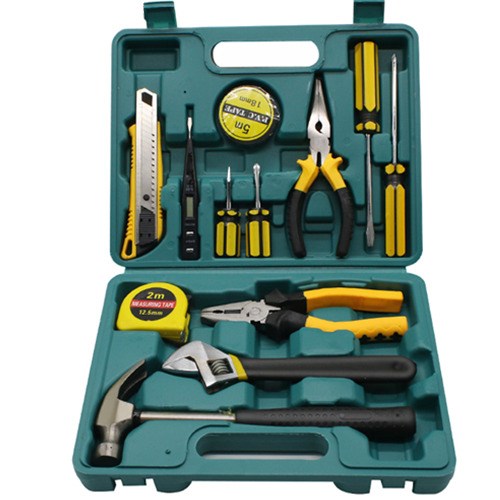 超划算家用五金工具套装维修工具箱多功能组合工具套装车载工具