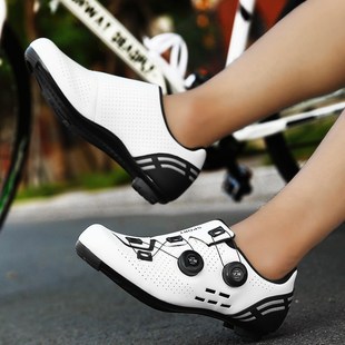 闪电专业骑行鞋男无锁自行车鞋公路车山地车锁鞋非锁动感单车硬底