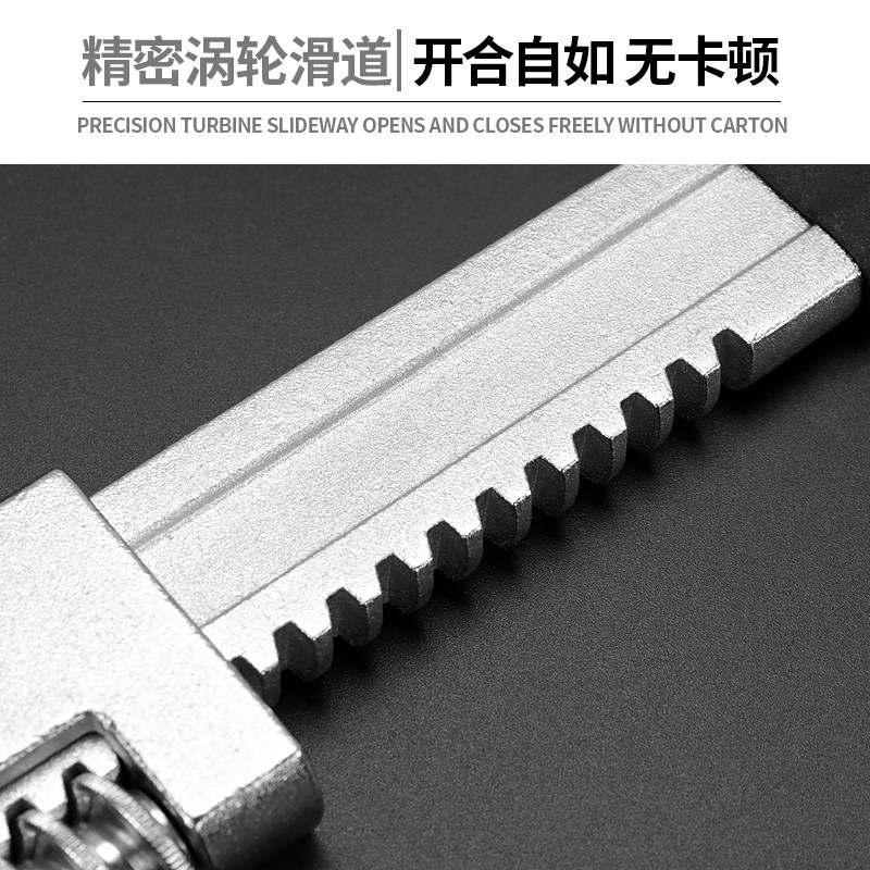 多功能直角扳手90度大开口大扭力水管活动下水器万用活口水管钳