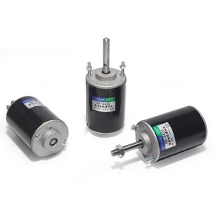 30W直流高速电机XD 3420正反转调速微型马达12V24V螺纹短轴通用款