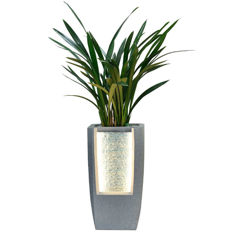 简约流水喷泉客厅电视柜旁落地摆件办公室花盆循环水景装饰乔迁礼,家居饰品,落地摆件,淘宝优惠券,粉丝福利购,淘宝优惠卷