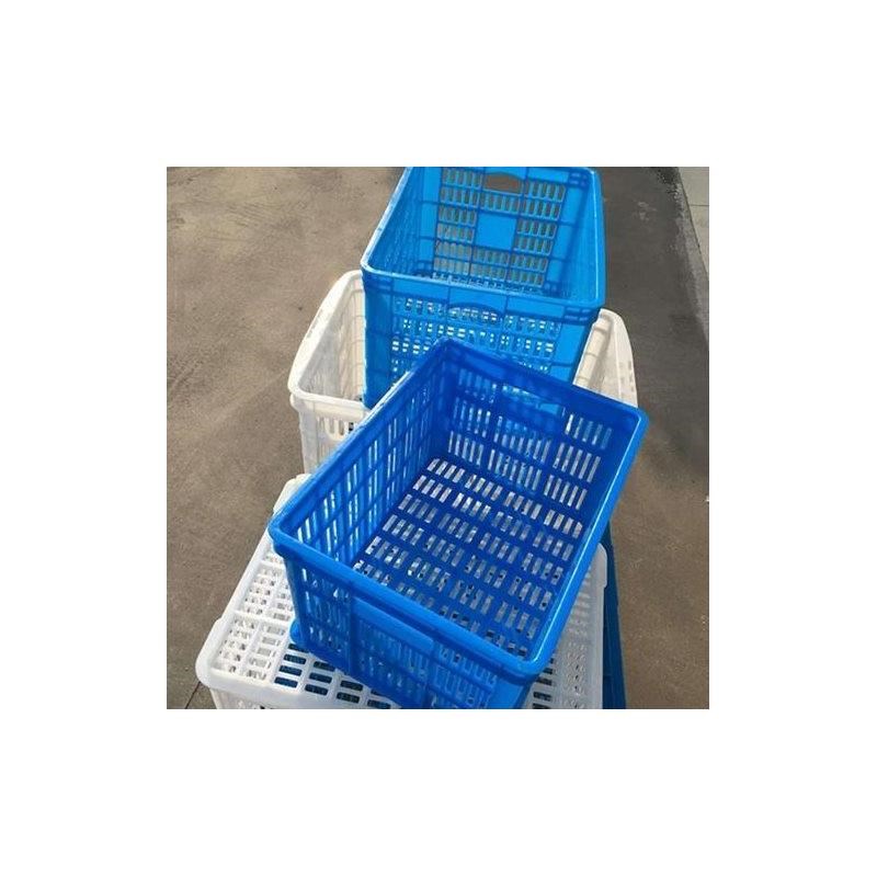 大号塑料筐长方形加厚快递框子工业工厂胶箱蔬菜框收纳箱子周转箱